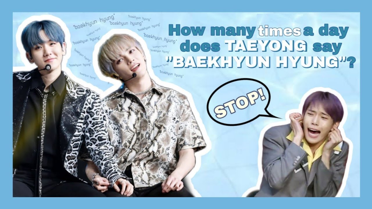 Taeyong is whipped for his Baekhyun hyung ft Jealous Doyoung (EXO,NCT,SuperM) BaekYong | Red VelBaek