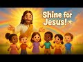 Shine for Jesus! ✨🌞 Light Up the World | Bible Beats &amp; Blessings Kids Song