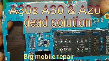 Samsung A30s dead problem 100% solution, Samsung a30s no power on, a30 full short solution