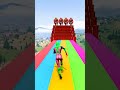 GTA 5 Epic Water Ragdolls | Spider-Man Jumps / Fails ep.19525 #shorts