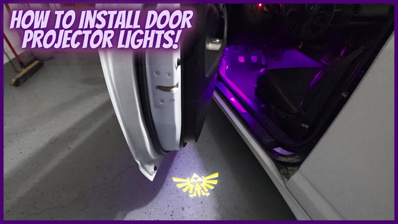 DIY DOOR PROJECTOR LIGHTS INSTALL! ZELDA CAR BUILD PART 3 - YouTube
