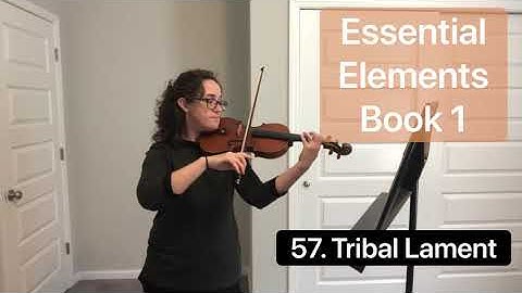 57. Tribal Lament (Essential Elements Book 1) play along