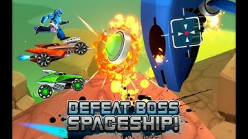 Automatrons: Shoot and Drive, Tiny Lab Racing Games, Robot Fighting - Car games for kids