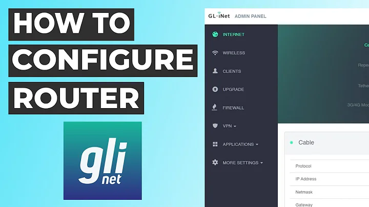 💡How to access GL.iNet router settings and how to configure Wireless Router Glinet
