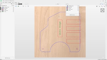 Lagen gebruiken in Vectric-software | Algemene onderwerpen | V12-zelfstudies