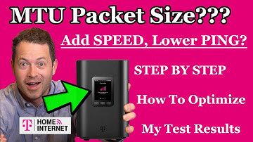✅ Lower Ping & FASTER Speed By Changing MTU Packet Size?  T-Mobile Home Internet - How to Optimize