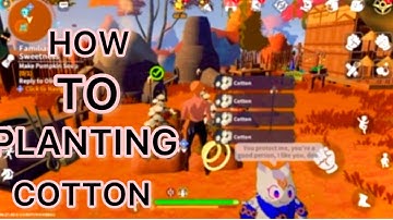 dawnlands | tips and tricks video | how to plantings cotton | our first gaming video |