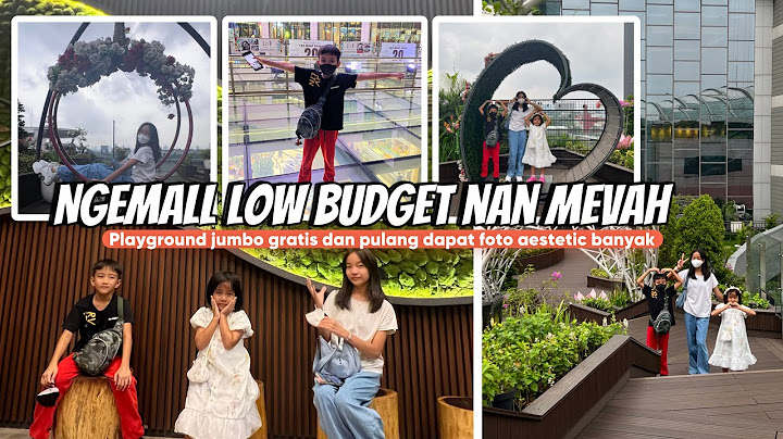 WAJIB KESINI SIH KALAU KE JAKARTA Mall Terkeren | Playground Gratis hanya di Pondok Indah Mall