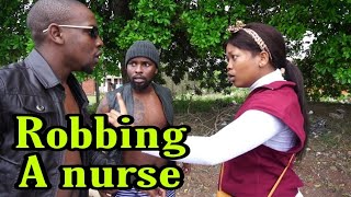 Robbing a nurse - LEON GUMEDE