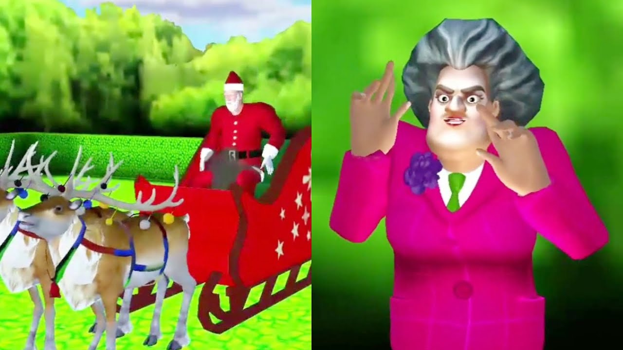 Scary Teacher 3D Version 5.15 | You Sleigh Me Prank