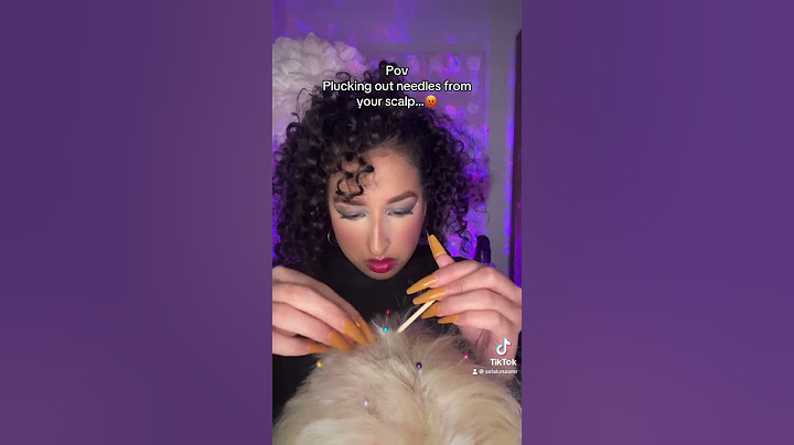 Like who put them there ?! #asmr #tingles #asmrhair #asmrhairplay #asmrsatisfyingsounds #fyp #hair