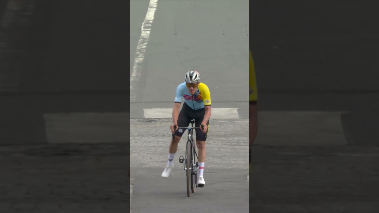 When Remco Evenpoel did THIS 🤩 Paris 2024 was something else🥇🇫🇷