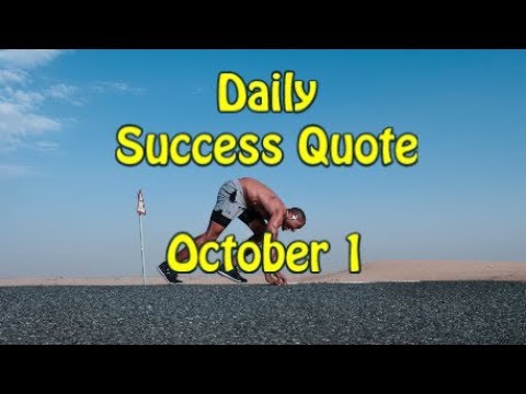 October Success Daily Success Quote October 1 | Motivational Quotes for Success in Life ...