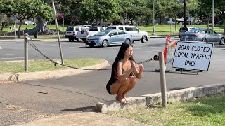 Forward wall squat (hanging toes)