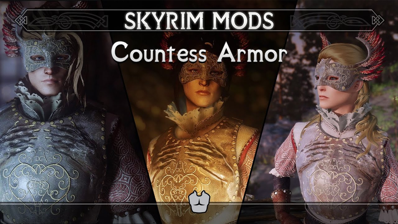 Countess Armor | Skyrim Mods (SE/AE) - YouTube