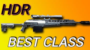 Best HDR Class Setup!!! Best Modern Warfare Class Setups