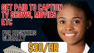 Earn $30/ Hr. Typing Captions Online Globally, No Talking, No Experience, No Degree.