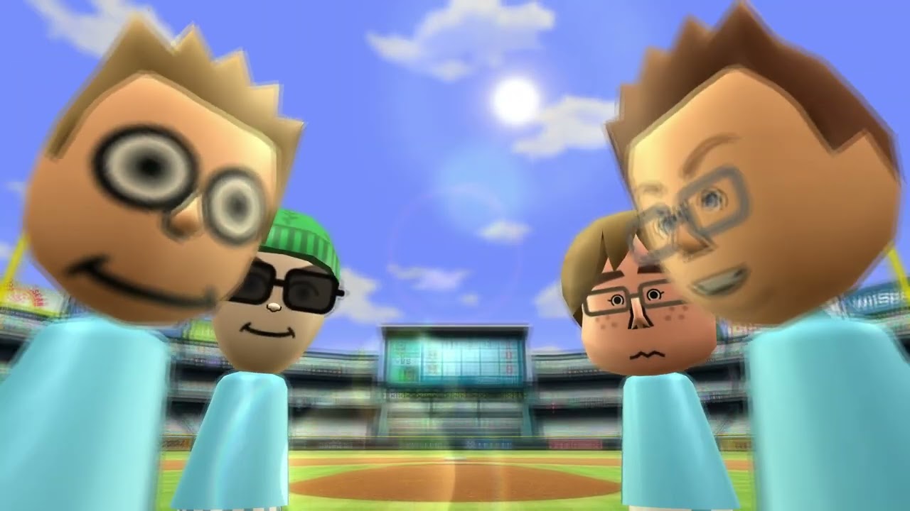 Wii Sports Baseball #2 (Chris and Ren twice)