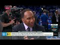 Stephen A. in AGONY after Perk called Pacers the Knicks' 'daddy' | NBA Countdown