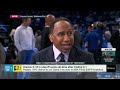 Stephen A. in AGONY after Perk called Pacers the Knicks' 'daddy' | NBA Countdown