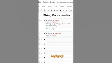 String Concatenation.... #python #ai