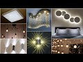 unique led lights design for interior | exterior walls lights ideas