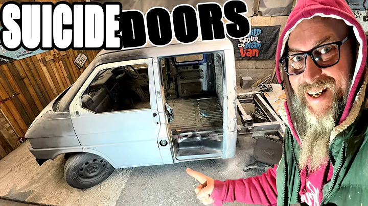 Making FACTORY looking VW suicide doors PT2 | VW T4 Doka scrapyard build.