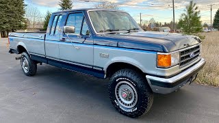 93k Mile 1991 Ford F-250 XLT Lariat 7.3 IDI 4x4 Walk-Around and Drive for Bring a Trailer by Taylor Smith 2,388 views 6 months ago 8 minutes, 15 seconds