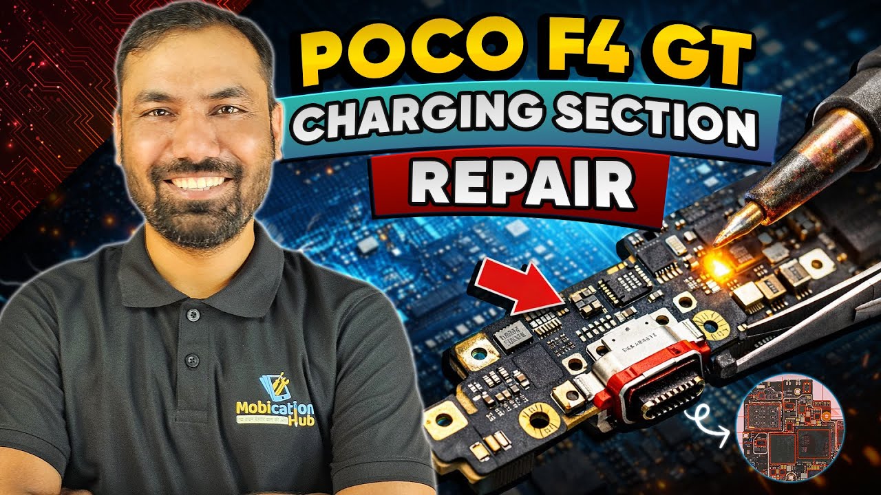 Poco F4 GT Charging Section Repair | Mobication Hub