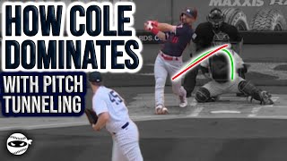 How Gerrit Cole DOMINATES with Pitch Tunneling
