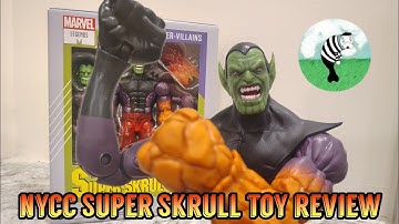 NYCC Exclusive Marvel Legends Super Skrull Toy Review 