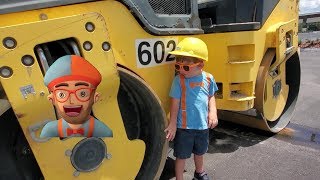 Blippi Dressed Toddler Famous Road Roller Song Sing Along 4K Blippi Fan Jonathans Playhouse