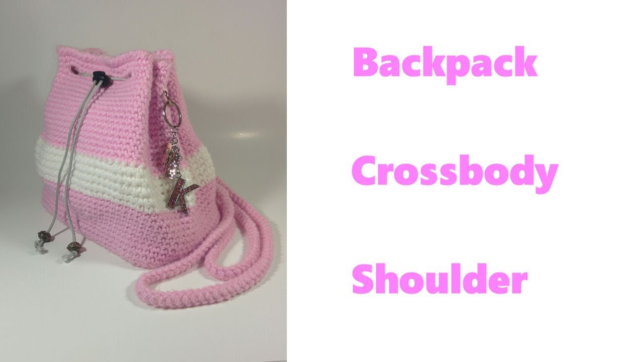 Hand Crochet Backpack - Convertible Daypack with Removable Straps Eiyye Boho Crochet Backpack – Handmade Cotton Rope Daypack main image 2