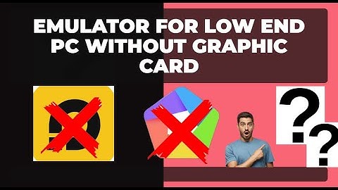 The Fastest & Lightest Android Emulator For 1GB RAM | NO VT | FIX OPENGL | Dual Core PC