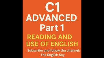 Cambridge Advanced- Reading and Use of English-Part 1
