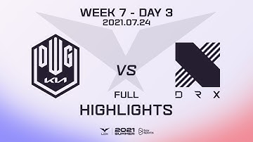 DK vs DRX Highlights ALL GAMES LCK Summer Split 2021 W7D3 | DWG KIA vs DRX