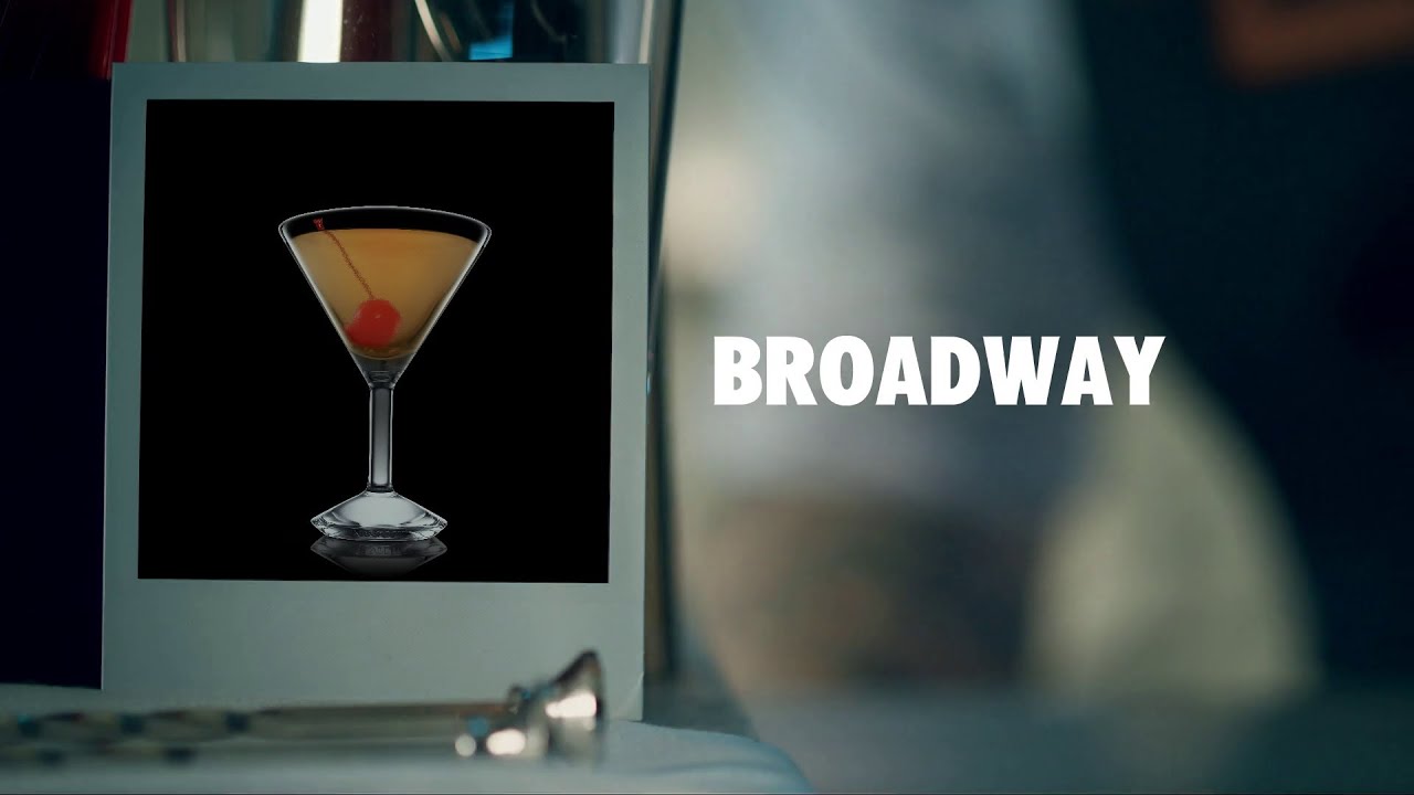 BROADWAY DRINK RECIPE HOW TO MIX YouTube
