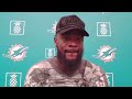 Jeff Wilson Jr. meets with the media | Miami Dolphins