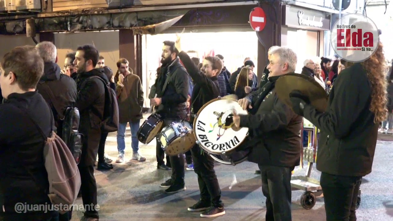 Entrada de collas y agrupaciones musicales - Elda 11.01.2020