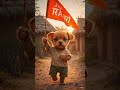Jai shree Ram ka naara #ai #pets #cute #viral