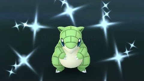 Shiny ✨ Sandshrew  Pgsharp Pokemon Go