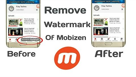 How to remove watermark of Mobizen screen record | remove Mobizen watermark in 1 min | 2020.