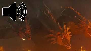 King Ghidorah 2019 with Different Ghidorah Roars