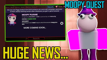 MOOPY SKIN QUEST REVEAL + HUGE NEWS... (Roblox Piggy News)