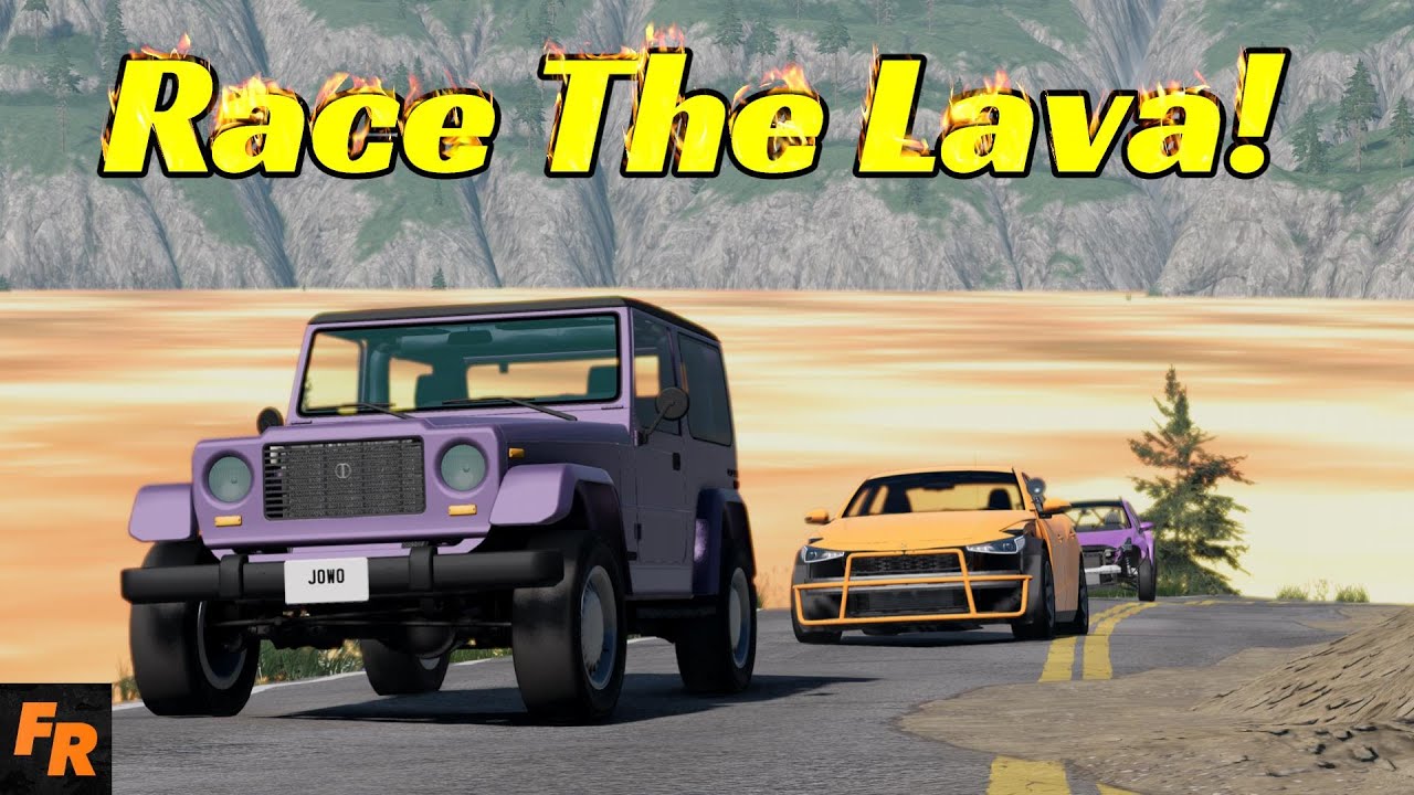 Race The Lava! - BeamNG Drive