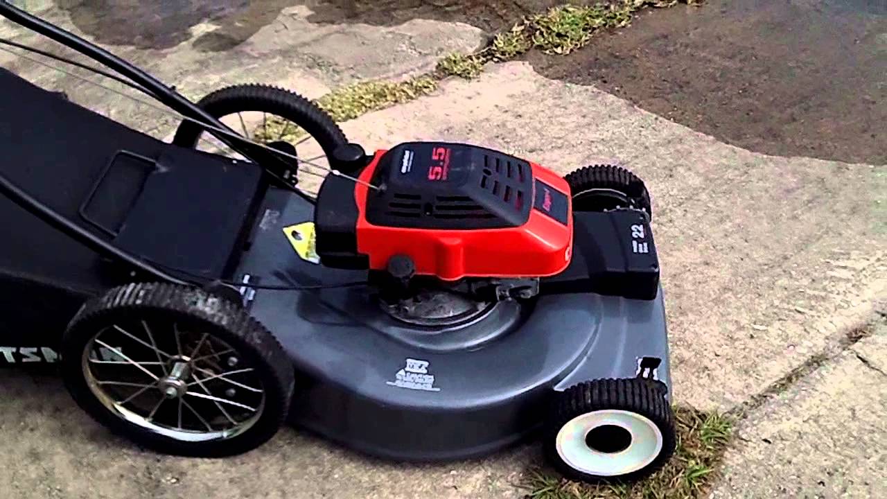 Craftsman 22" Self Propelled Lawn Mower Model 917.374390 - YouTube