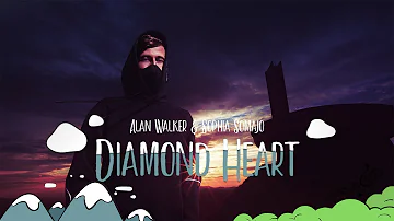 Alan Walker & Sophia Somajo - Diamond Heart (Lyrics)