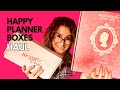 Unboxing Happy Planner Haul Bridgerton Be Happy Box and Brighter Days Stickers
