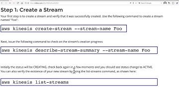 Amazon Kinesis Data Streams Hands On Demo