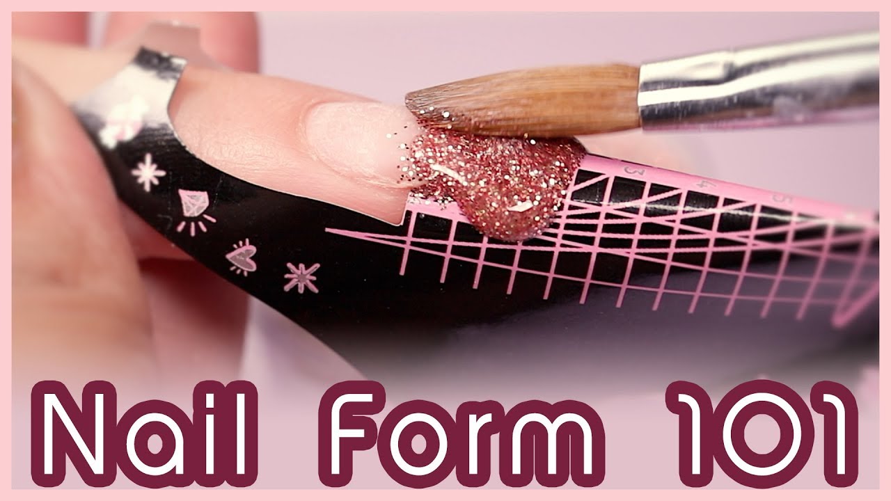 How to Apply Acrylic on Nail Forms for Beginners 